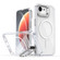 iPhone 16e / 17e Bright Color Clear MagSafe Lens Frame Holder Phone Case - White