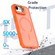 iPhone 16e / 17e Bright Color Frosted Skin-feel Camera Bracket Magsafe Phone Case - Orange
