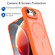 iPhone 16e / 17e Bright Color Frosted Skin-feel Camera Bracket Magsafe Phone Case - Orange