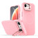 iPhone 16e / 17e Bright Color Imitation Camera Bracket Magsafe Phone Case - Pink