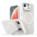 iPhone 16e / 17e Bright Color Imitation Camera Bracket Magsafe Phone Case - Summit Stone