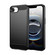 iPhone 16e / 17e Brushed Texture Carbon Fiber TPU Phone Case - Black