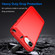 iPhone 16e / 17e Brushed Texture Carbon Fiber TPU Phone Case - Red