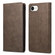 iPhone 16e / 17e Business Solid Color Magnetic RFID Leather Phone Case - Brown