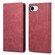 iPhone 16e / 17e Business Solid Color Magnetic RFID Leather Phone Case - Red