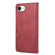 iPhone 16e / 17e Business Solid Color Magnetic RFID Leather Phone Case - Red