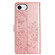iPhone 16e / 17e Butterflies and Flowers Leather Phone Case - Rose Gold