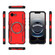iPhone 16e / 17e Butterfly Armor MagSafe Magnetic Ring Shockproof Phone Case - Red