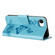 iPhone 16e / 17e Butterfly Embossed Flip Leather Phone Case - Blue