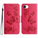 iPhone 16e / 17e Butterfly Embossed Flip Leather Phone Case - Red
