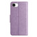 iPhone 16e / 17e Butterfly Flower Pattern Flip Leather Phone Case - Light Purple