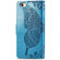 iPhone 16e / 17e Butterfly Love Flower Embossed Leather Phone Case - Blue
