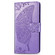 iPhone 16e / 17e Butterfly Love Flower Embossed Leather Phone Case - Lavender