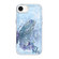 iPhone 16e / 17e Butterfly Pattern Silver Plating PC Hybrid TPU Phone Case - Blue Purple