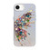 iPhone 16e / 17e Butterfly Pattern Silver Plating PC Hybrid TPU Phone Case - Colorful Gems