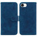 iPhone 16e / 17e Butterfly Rose Embossed Leather Phone Case - Blue