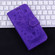 iPhone 16e / 17e Butterfly Rose Embossed Leather Phone Case - Purple