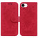 iPhone 16e / 17e Butterfly Rose Embossed Leather Phone Case - Red
