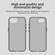 iPhone 16e / 17e Candy Diamond Frosted PC Hybrid TPU Phone Case - Black