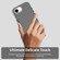 iPhone 16e / 17e Candy Diamond Frosted PC Hybrid TPU Phone Case - Black