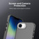 iPhone 16e / 17e Candy Diamond Frosted PC Hybrid TPU Phone Case - Black
