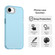 iPhone 16e / 17e Candy Diamond Frosted PC Hybrid TPU Phone Case - Blue