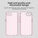 iPhone 16e / 17e Candy Diamond Frosted PC Hybrid TPU Phone Case - Red