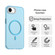 iPhone 16e / 17e Candy Diamond Magsafe Frosted PC Hybrid TPU Phone Case - Blue