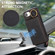 iPhone 16e / 17e Car Magnetic Ring Buckle Card Bag Phone Case with Lanyard - Black