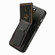 iPhone 16e / 17e Carbon Fiber Fold Stand Elastic Card Bag Phone Case - Black