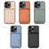 iPhone 16e / 17e Carbon Fiber Leather Card Magsafe Phone Case - Black