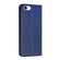 iPhone 16e / 17e Carbon Fiber Texture Magnetic Flip Leather Phone Case - Blue