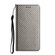 iPhone 16e / 17e Carbon Fiber Texture Magnetic Flip Leather Phone Case - Grey