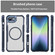 iPhone 16e / 17e Carbon Fiber Texture MagSafe Translucent Phone Case - Blue