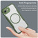 iPhone 16e / 17e Carbon Fiber Texture MagSafe Translucent Phone Case - Green