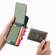 iPhone 16e / 17e Carbon Fiber Vertical Flip Wallet Stand Phone Case - Green
