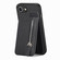 iPhone 16e / 17e Carbon Fiber Vertical Flip Zipper Phone Case - Black
