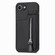 iPhone 16e / 17e Carbon Fiber Vertical Flip Zipper Phone Case - Black
