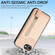 iPhone 16e / 17e Carbon Fiber Vertical Flip Zipper Phone Case - Khaki