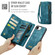 iPhone 16e / 17e CaseMe 008 Detachable Multifunctional Leather Phone Case - Blue