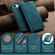 iPhone 16e / 17e CaseMe 013 Multifunctional Horizontal Flip Leather Phone Case - Blue