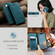 iPhone 16e / 17e CaseMe 013 Multifunctional Horizontal Flip Leather Phone Case - Blue