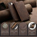 iPhone 16e / 17e CaseMe 013 Multifunctional Horizontal Flip Leather Phone Case - Coffee