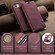 iPhone 16e / 17e CaseMe 013 Multifunctional Horizontal Flip Leather Phone Case - Red