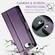 iPhone 16e / 17e CaseMe 023 Butterfly Buckle Litchi Texture RFID Anti-theft Leather Phone Case - Purple