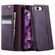 iPhone 16e / 17e CaseMe 033 Calf Leather Lining Microfibre RFID Blocking Phone Case - Purple