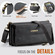 iPhone 16e / 17e CaseMe C39 RFID Blocking Zipper Wallet Leather Phone Case with Crossbody Strap - Black