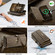 iPhone 16e / 17e CaseMe C39 RFID Blocking Zipper Wallet Leather Phone Case with Crossbody Strap - Coffee