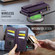 iPhone 16e / 17e CaseMe C39 RFID Blocking Zipper Wallet Leather Phone Case with Crossbody Strap - Purple
