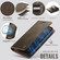 iPhone 16e / 17e CaseMe C49 MagSafe RFID Blocking Detachable Wallet Leather Phone Case - Coffee